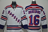 New York Rangers #16 Derick Brassard White Stitched NHL Jersey,baseball caps,new era cap wholesale,wholesale hats